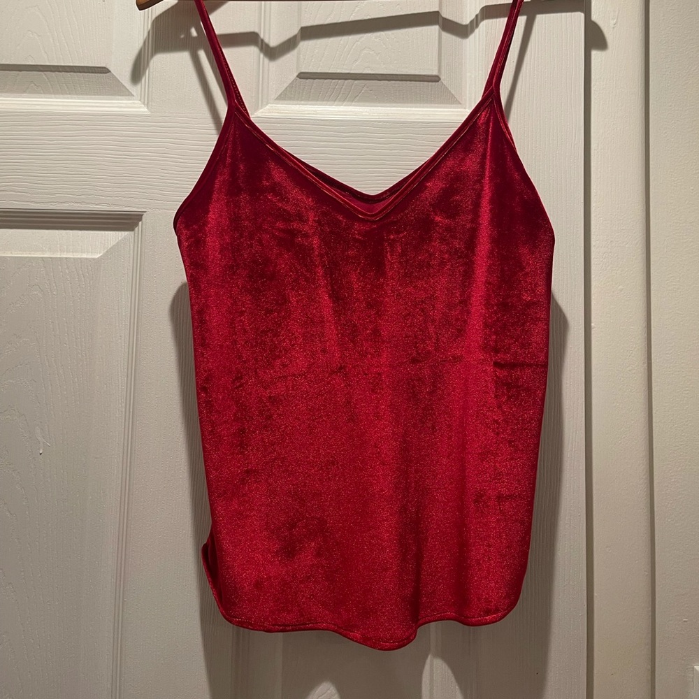 Sincerely Jules velour cami tank